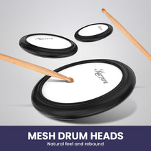 Load image into Gallery viewer, Karrera X23 Electronic Drum Kit with Sound Module, 3 Toms, Snare Quiet Mesh Drum Heads, Cymbals & Pedal