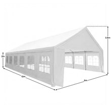 Load image into Gallery viewer, 6x12m Outdoor Event Marquee Gazebo Party Wedding Tent - White