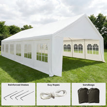 Load image into Gallery viewer, 6x12m Outdoor Event Marquee Gazebo Party Wedding Tent - White