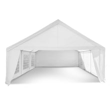 Load image into Gallery viewer, 6x6m Outdoor Event Marquee Gazebo Party Wedding Tent - White