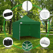 Load image into Gallery viewer, Gazebo Tent Marquee 3x3 Popup Outdoor - Green