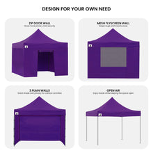 Load image into Gallery viewer, Gazebo Tent Marquee 3x3 PopUp Outdoor Purple