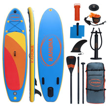 Load image into Gallery viewer, Kahuna Hana 10FT Inflatable Stand Up Paddle Board Set - Non-Slip iSUP Paddleboard with Backpack Paddle Pump Leash