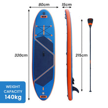 Load image into Gallery viewer, Kahuna Kai 10.6ft Inflatable Stand Up Paddle Board Set All-Around iSUP with Adjustable Paddle Pump Backpack Leash