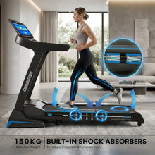 Load image into Gallery viewer, Powertrain V1100 Treadmill Electric Exercise Machine 15.6 Wifi TFT Touch Screen Home Gym Cardio Running Fitness