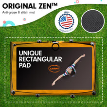 Load image into Gallery viewer, Kahuna 6 Ft X 9 Ft Rectangular Outdoor Trampoline With LED Basketball Set Orange