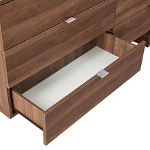 Load image into Gallery viewer, 4 Pcs Queen Bedroom Suite with Dresser in Fabric LED Light