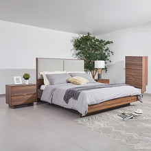 Load image into Gallery viewer, 4 Pcs King Bedroom Suite with Tallboy in Fabric LED Light