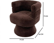 Load image into Gallery viewer, Elliot Swivel Chair - Burgundy