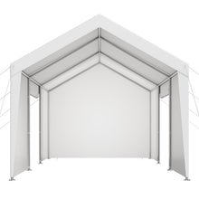 Load image into Gallery viewer, Carport Car Canopy 12x20FT Heavy Duty Car Shelter with Sidewalls Grey