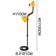 Load image into Gallery viewer, Metal Detector Waterproof Disc Metal detectors Underwater Underground high Accuracy LCD Display Metal Detector for Adults and Children Headphone Automatic Detector (Yellow 3010)