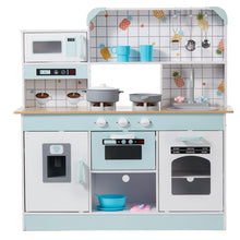 Load image into Gallery viewer, Kitchen Playset Kids Pretend Cooking Play Toy 24 Piece Accessories White