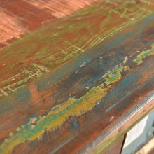 Load image into Gallery viewer, Reclaimed Cabinet Solid Wood with 4 Drawers Side table (small)