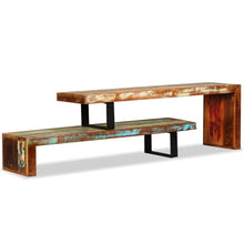 Load image into Gallery viewer, Adjustable Length Entertainment Unit in Reclaimed Wood