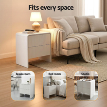 Load image into Gallery viewer, Artiss Double Wooden Bed Frame and 2 Bedside Table Bedroom Furniture Set