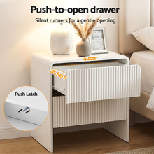 Load image into Gallery viewer, Artiss Queen Wooden Bed Frame and 2 Bedside Table Bedroom Furniture Set