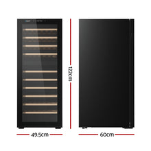 Load image into Gallery viewer, Devanti Wine Fridge Cooler Compressor Dual Zone 80 Bottles