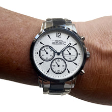 Load image into Gallery viewer, Mothers Day watch gift Men's Republic Watch set 2 Bracelet - Chrome/Black