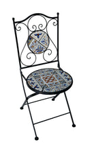 Load image into Gallery viewer, Outdoor Table And Chairs Set Mosaic Bistro Setting Balcony Garden Furniture 3pcs