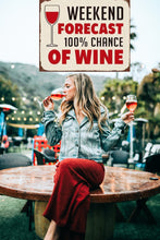 Load image into Gallery viewer, Men's Republic Retro Sign – Wine Forecast 25cm x 20cm