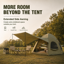 Load image into Gallery viewer, Weisshorn 4 Person Inflatable Camping Tent TC Canvas Sun Shade Rain-Ready