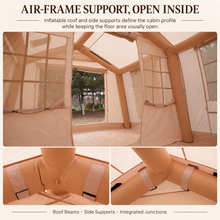 Load image into Gallery viewer, Weisshorn Inflatable Cabin Tent 300x400cm Side Awning Roof Skylight