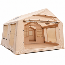 Load image into Gallery viewer, Weisshorn Inflatable Cabin Tent 300x400cm Side Awning Roof Skylight