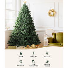 Load image into Gallery viewer, Jingle Jollys Christmas Tree 2.1M Xmas Tree Decorations 3000 LEDs 8 Light Mode
