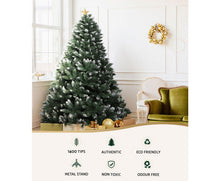 Load image into Gallery viewer, Christmas Snow Tree 8 FT- Green_210cm tall 145cm wide Large and wide-2 m high