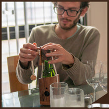 Load image into Gallery viewer, Brainteaser cooldrink bottle challenge lock puzzle - try open the lock before you can have a drink! Great party gift
