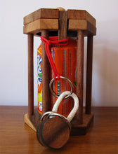 Load image into Gallery viewer, Brainteaser cold drink can puzzle challenge - open the lock before you can have a drink!