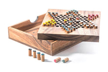 Load image into Gallery viewer, Chinese Checkers - wooden board game, strategy game, game for adults, game for kids, Medium