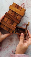 Load image into Gallery viewer, Double Secret Lock Box Wood Brain Teaser Puzzle -Put a Gift Inside and try open it again