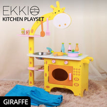 Load image into Gallery viewer, Wooden Kitchen Playset for Kids (Giraffe Shape Kitchen Set) EK-KP-102-MS