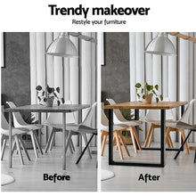 Load image into Gallery viewer, EKKIO 2x Rectangle Iron Table Legs 71cm(H) x 65cm(L) - (Black)