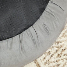 Load image into Gallery viewer, 50cm Dog Sofa Bed Round Shape Fabric Light Grey5