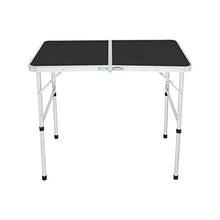 Load image into Gallery viewer, Camping Table 90cm Black
