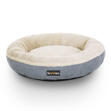 Load image into Gallery viewer, 55cm Dog Sofa Bed Round Shape Fabric Grey