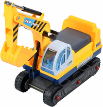 Load image into Gallery viewer, GOMINIMO Kids Ride On Sand Excavator Toy Car with Helmet
