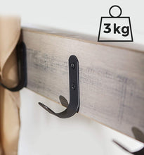 Load image into Gallery viewer, VASAGLE 175cm Coat Rack Stand Shoe Bench with Shelves Greige