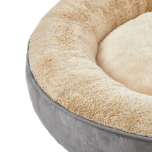 Load image into Gallery viewer, 50cm Dog Sofa Bed Round Shape Fabric Light Grey5