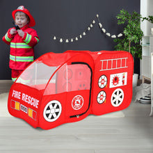Load image into Gallery viewer, Kids Fire fighting truck Tent (Red)