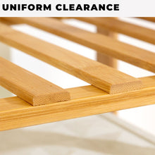 Load image into Gallery viewer, Bamboo Trapezoidal Coat Rack, Lightweight, Sturdy Shelves Drawer 100cm