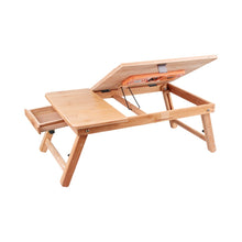 Load image into Gallery viewer, Foldable Bamboo Laptop Bed Desk with Handles and Folding Legs