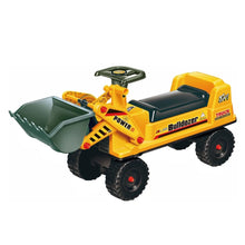 Load image into Gallery viewer, GOMINIMO Kids Ride On Bulldozer Digger Tractor Excavator Toy Car with Helmet