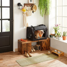 Load image into Gallery viewer, Dog Kennel Transport Box Folding Fabric Pet Carrier 60cm Black