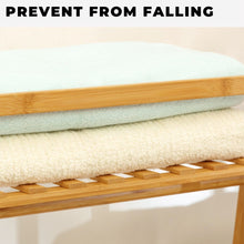 Load image into Gallery viewer, Bamboo Trapezoidal Coat Rack, Lightweight, Sturdy Shelves Drawer 100cm