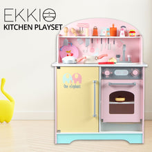 Load image into Gallery viewer, Wooden Kitchen Playset for Kids (Japanese Style Kitchen Set, Pink) EK-KP-106-MS