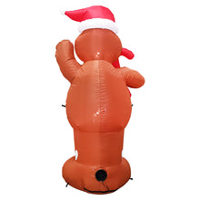 Load image into Gallery viewer, 1.5m Gingerbread Man Christmas Inflatable with LED