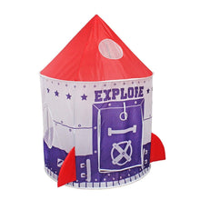Load image into Gallery viewer, Kids spaceship Tent (Purple and Red)